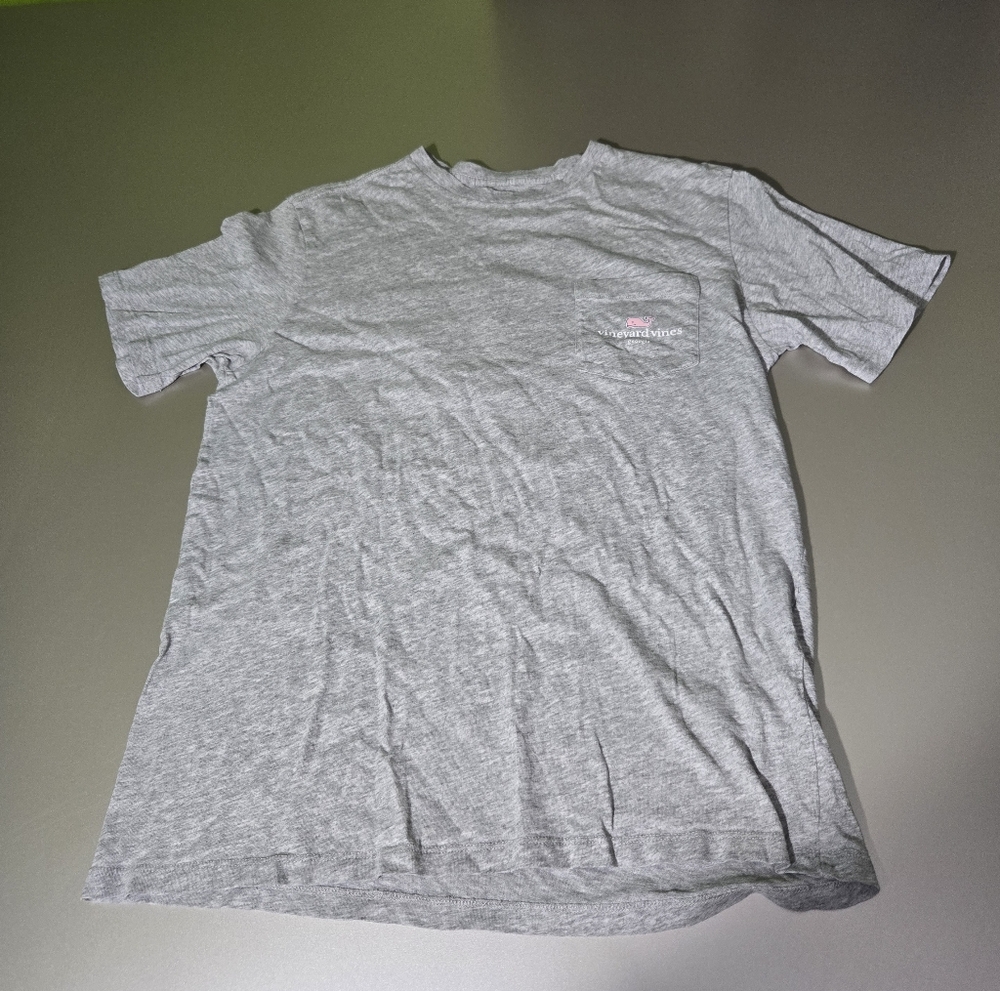 Vineyard Vines Light Gray Short Sleeve Tee